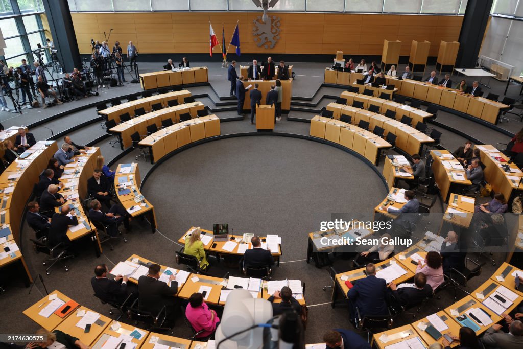 Thuringia Parliament Convenes For First Time Since AfD Election Win