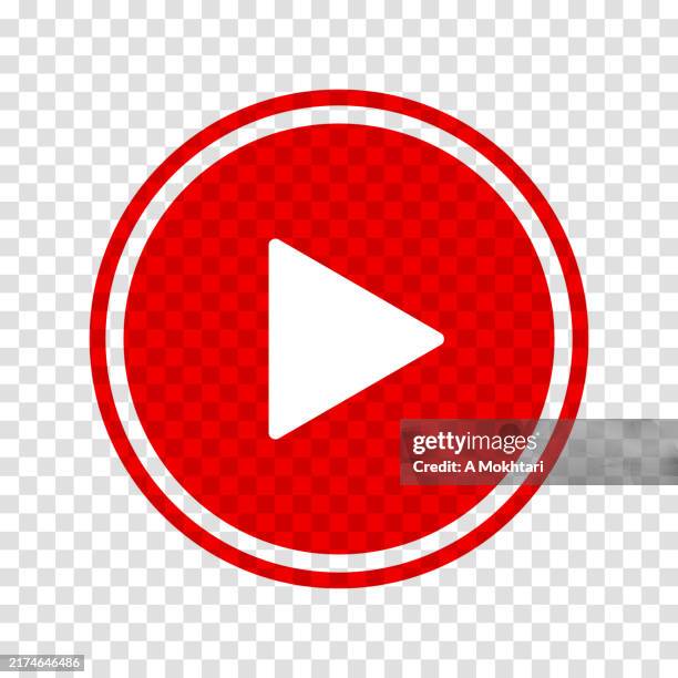 stockillustraties, clipart, cartoons en iconen met play button. - tutorial