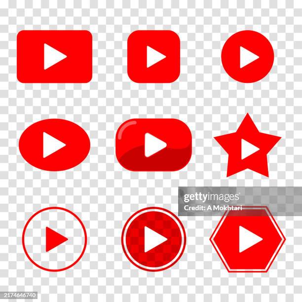 Play Button In Different Shapes High-Res Vector Graphic - Getty Images