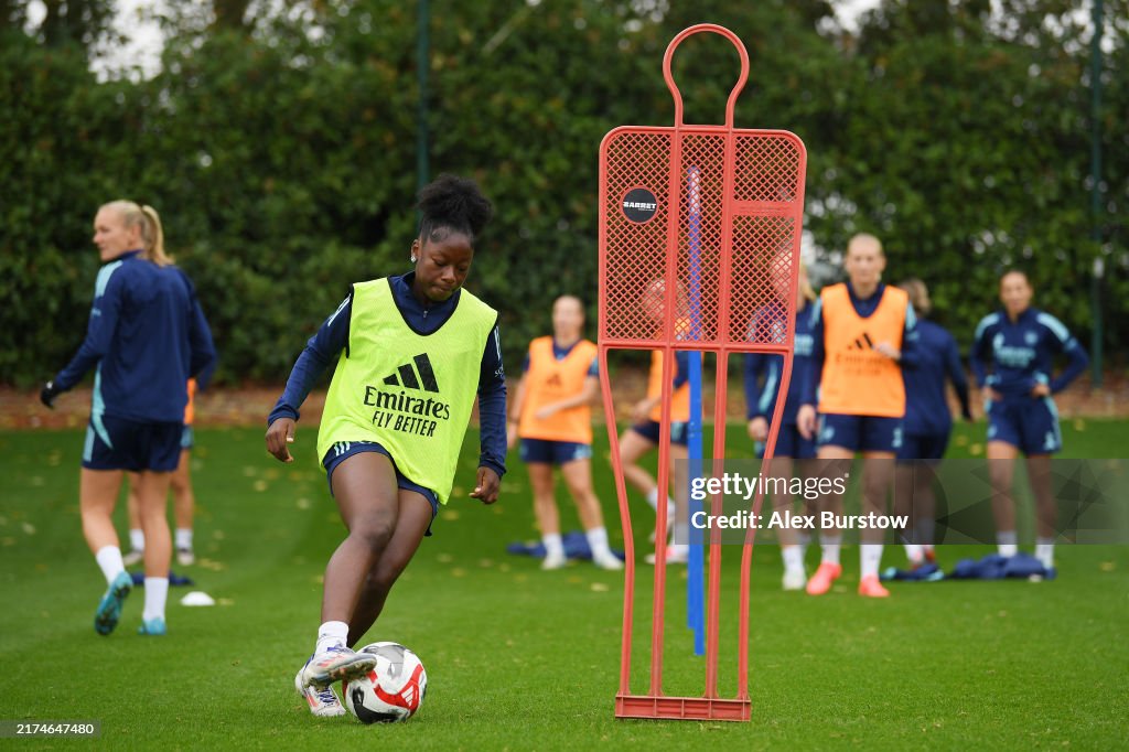 Arsenal Women Training and Press Conference: UEFA Women's Champions League