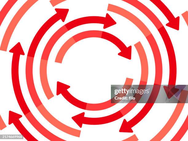 ilustrações de stock, clip art, desenhos animados e ícones de rotation circling modern abstract background - desastre ambiental