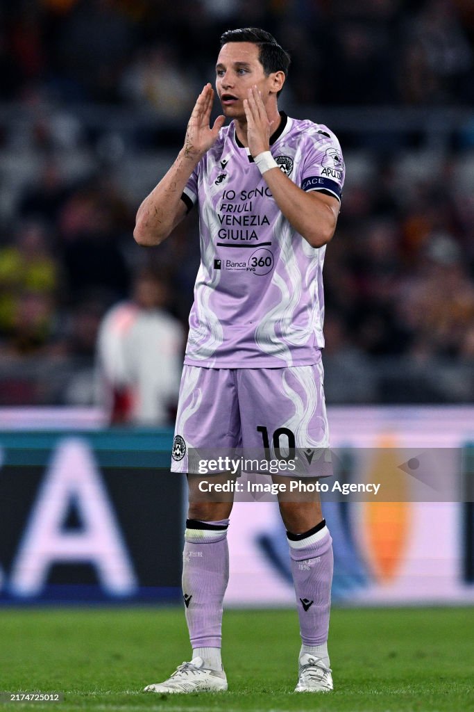 Thauvin Florian Thauvin of Udinese Calcio gestures during the Serie A match ...