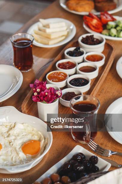 turkish breakfast - marmalade stock pictures, royalty-free photos & images