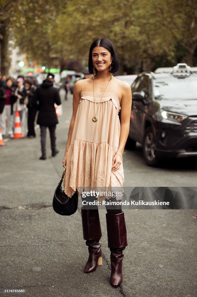 Street Style - Paris Fashion Week - Womenswear Spring/Summer 2025 - Day Four