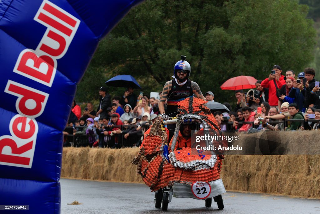Red Bull Racing Tricks People are seen during the Red Bull Balineras Race in Bogota,... News ...