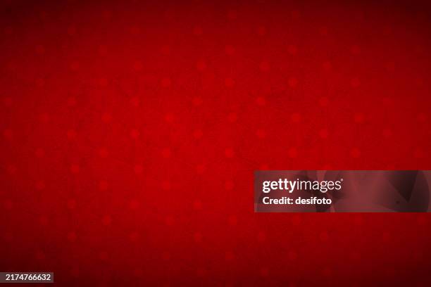 bright red or maroon colored dotted spotted celebration festive grunge textured blank vector wallpaper with faint polka dots as watermark all over the horizontal christmas, new year, birthday party backdrop, wrapping paper backgrounds - small circle pattern stock illustrations