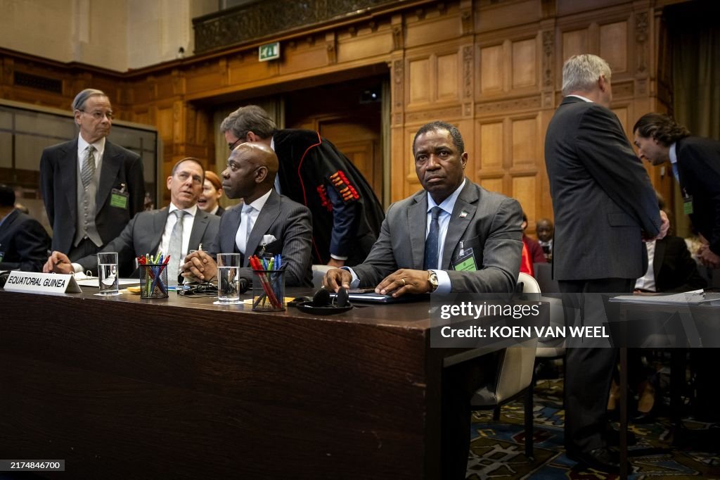 NETHERLANDS-EGUINEA-GABON-JUSTICE-TRIAL-POLITICS-ENERGY-ICJ