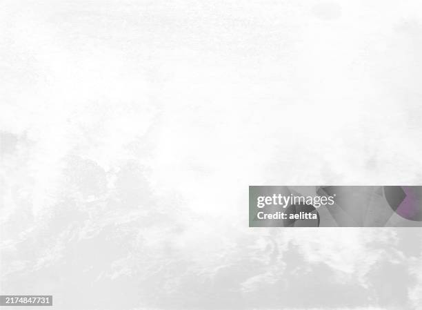 bildbanksillustrationer, clip art samt tecknat material och ikoner med abstract watercolor background - white, gray, silver. - is