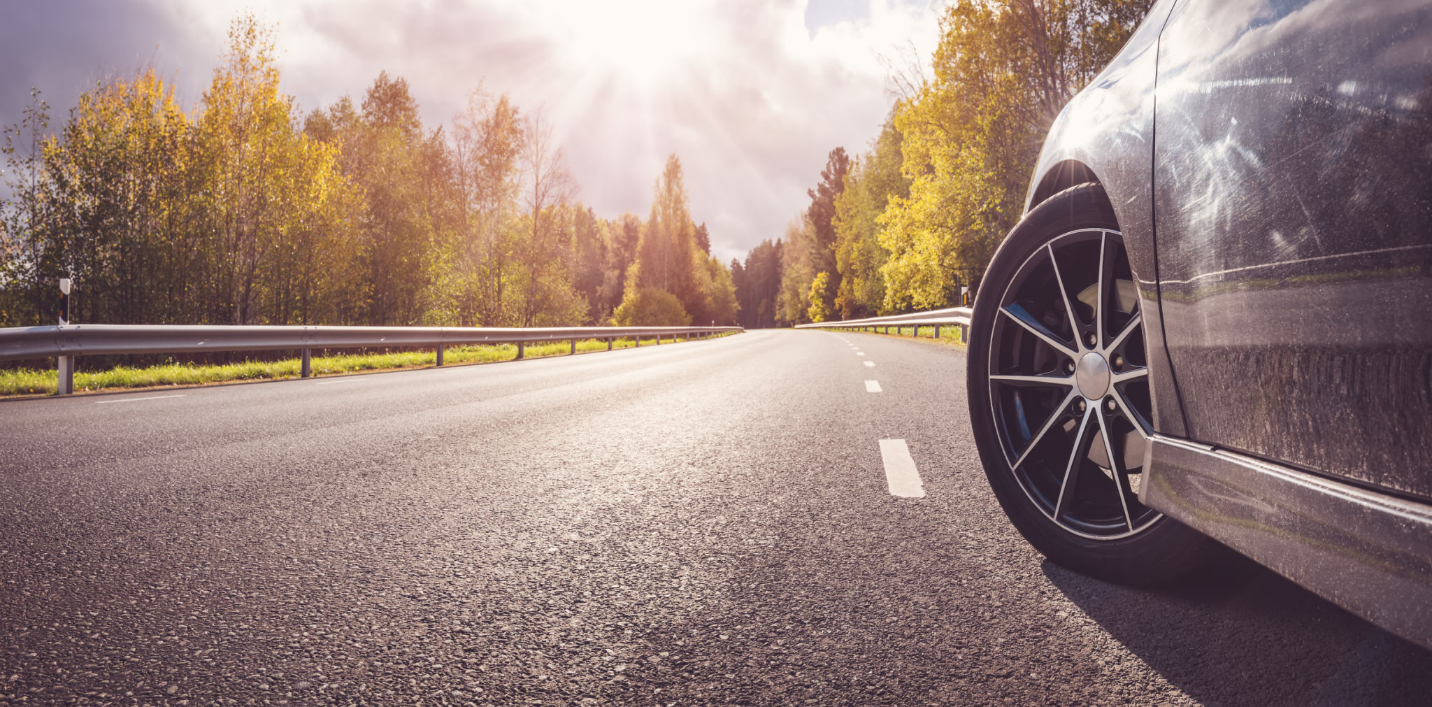 car wheels closeup