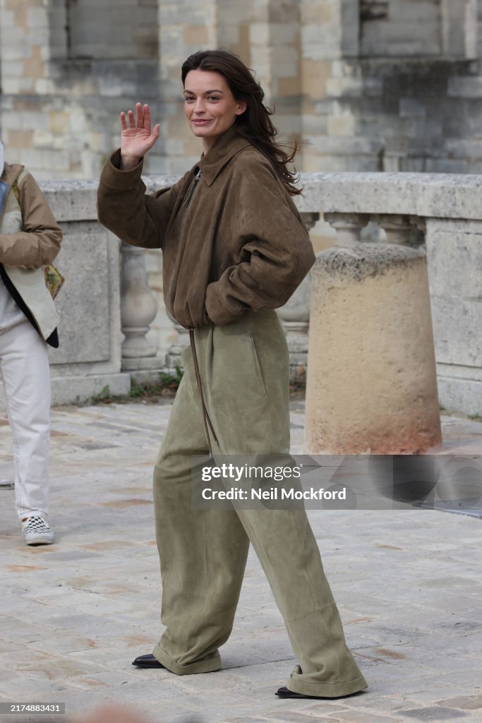 Celebrity Sightings - Paris Fashion Week - Womenswear Spring/Summer 2025 - Day Five