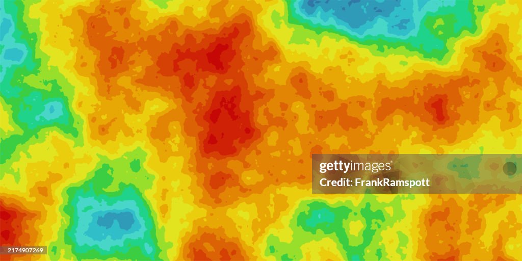 Generic Heat Map Generic Thermal Infrared Heat Allocation Map 406 High-Res Vector ...