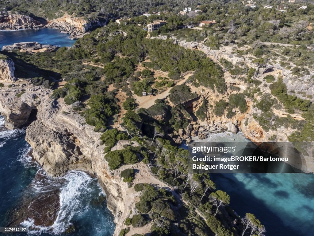 Caló d es Moro, Santanyi, Mallorca, Balearic Islands, Spain, Europe