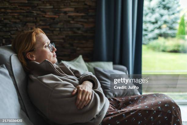 woman in depression - mid adult stock pictures, royalty-free photos & images