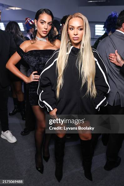 Gyal Infont Georgina Rodriguez and Bad Gyal attend the Vetements Paris Womenswear ...