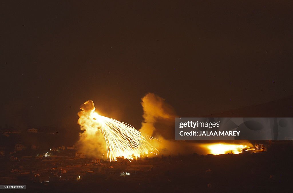 TOPSHOT-LEBANON-ISRAEL-PALESTINIAN-CONFLICT