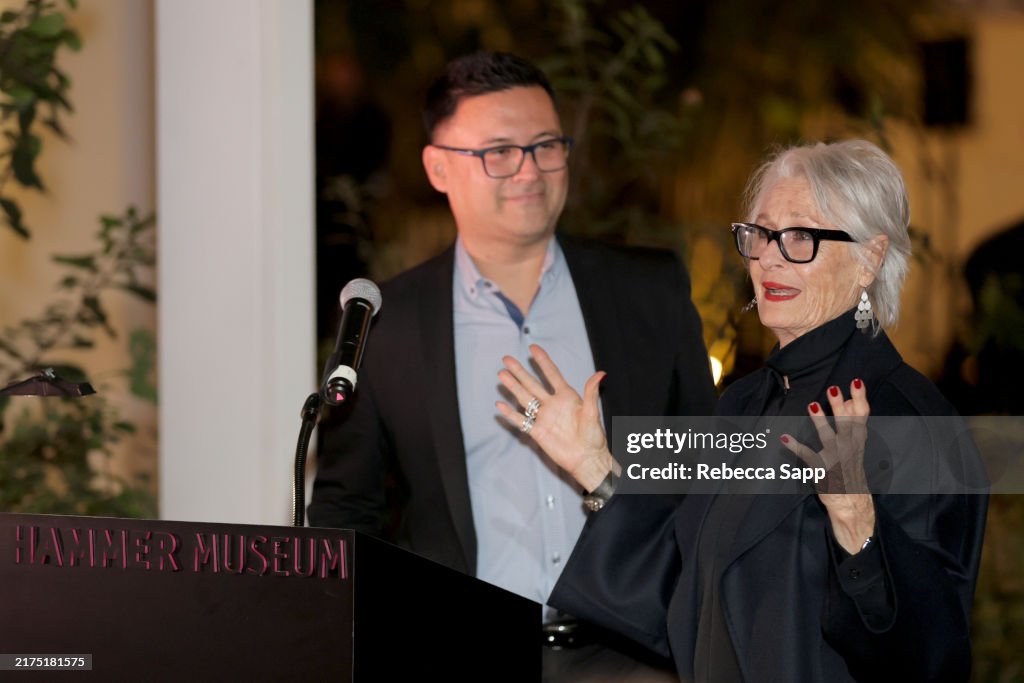 Javaad Rishta Edgar Miramontes and Susan Bay Nimoy speak at The Javaad Alipoor ...