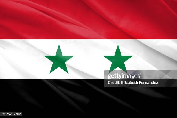 flag of syria - síria imagens e fotografias de stock