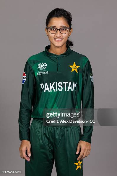 Api Muneeba R Muneeba Ali of Pakistan poses for a portrait prior to the ICC Women's ...