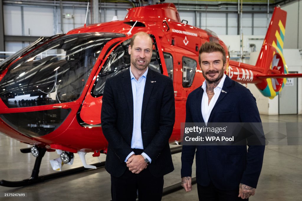 The Prince Of Wales Visits The London's Air Ambulance Charity