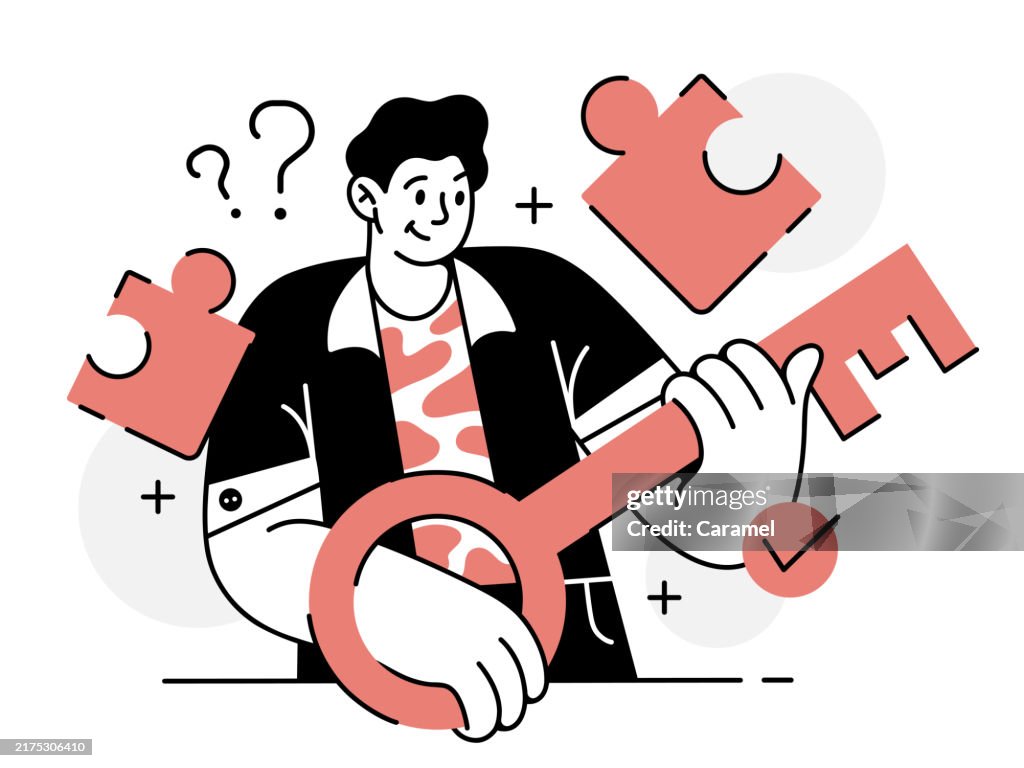 Problem Solution Concept Vector Illustration High-Res Vector Graphic ...