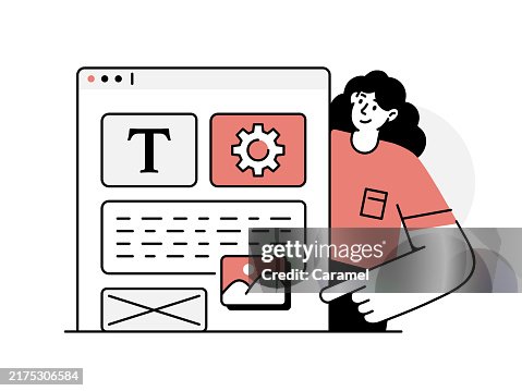 Web Development Concept Vector Illustration Web Development Concept Vector Illustration