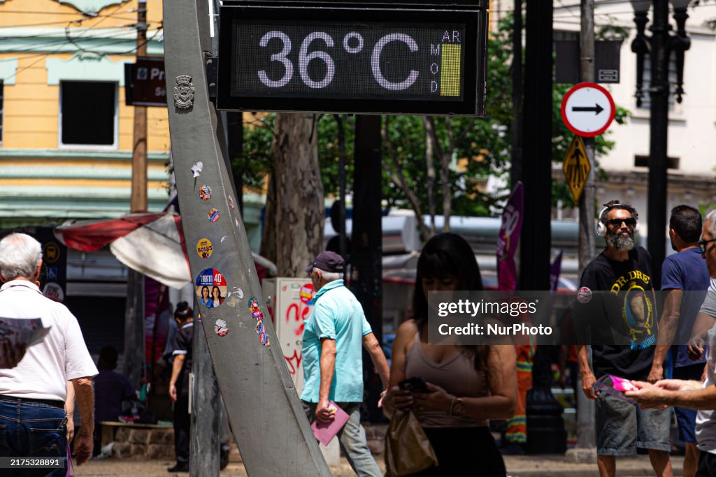 High Temperatures In The City Of São Paulo