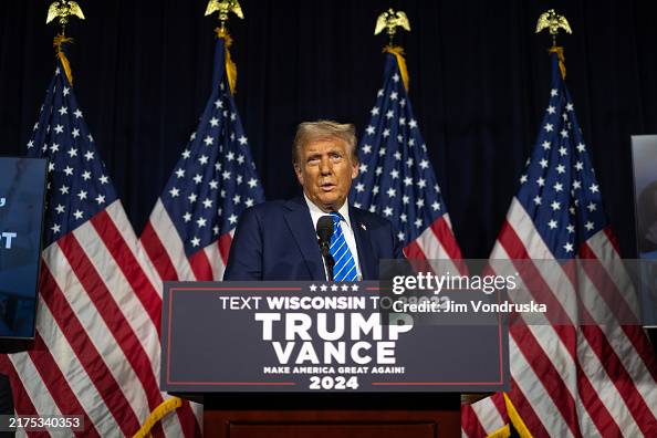 Presidential Nominee Donald Trump Campaigns In Milwaukee, Wisconsin Presidential Nominee Donald Trump Campaigns In Milwaukee, Wisconsin