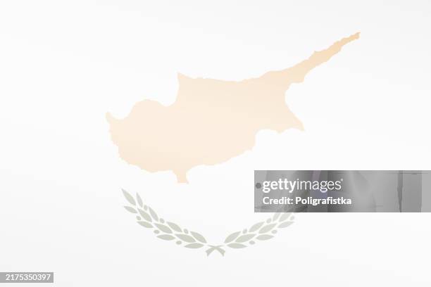 vector background - light transparent stylized flag of cyprus - cyprus flag stock illustrations