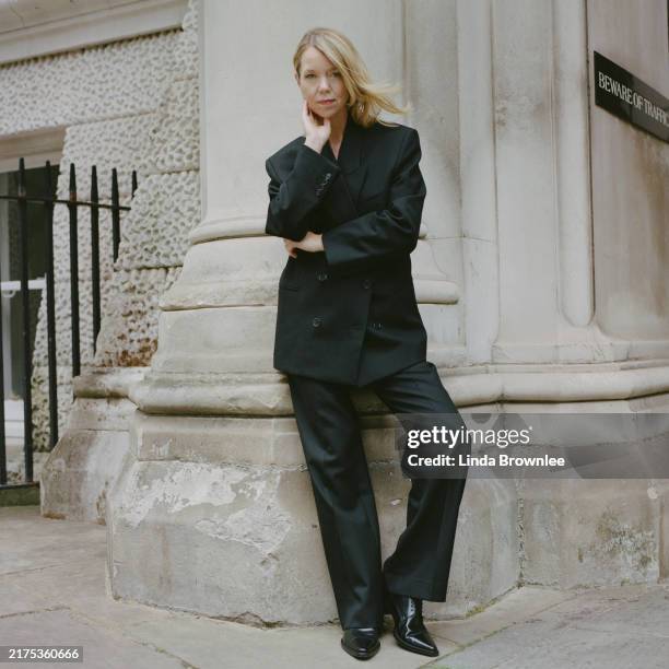 Actor Anna Maxwell Martin is photographed for the Telegraph on August 8, 2024 in London, England.