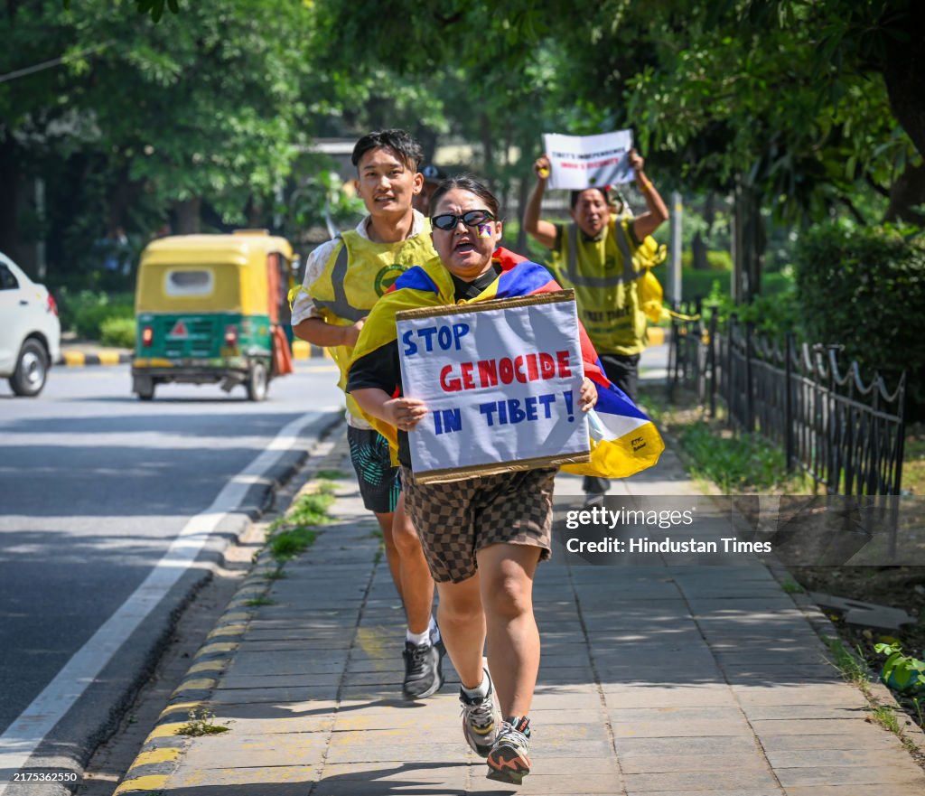 Tibetan Youth Congress Protest Against Cultural Genocide In Tibet By China