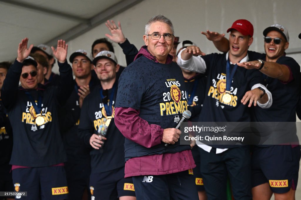 Brisbane Lions Celebrate Winning The 2024 AFL Grand Final