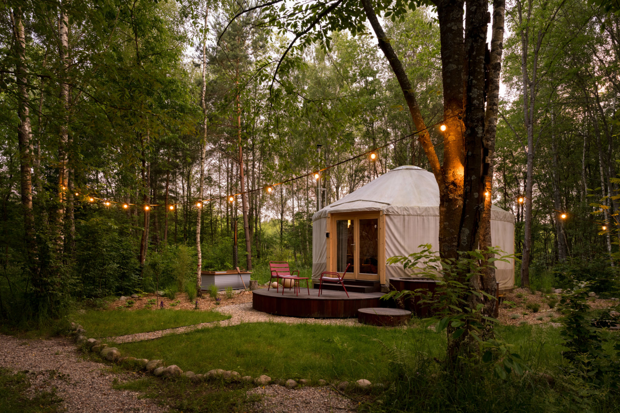 luxury camping