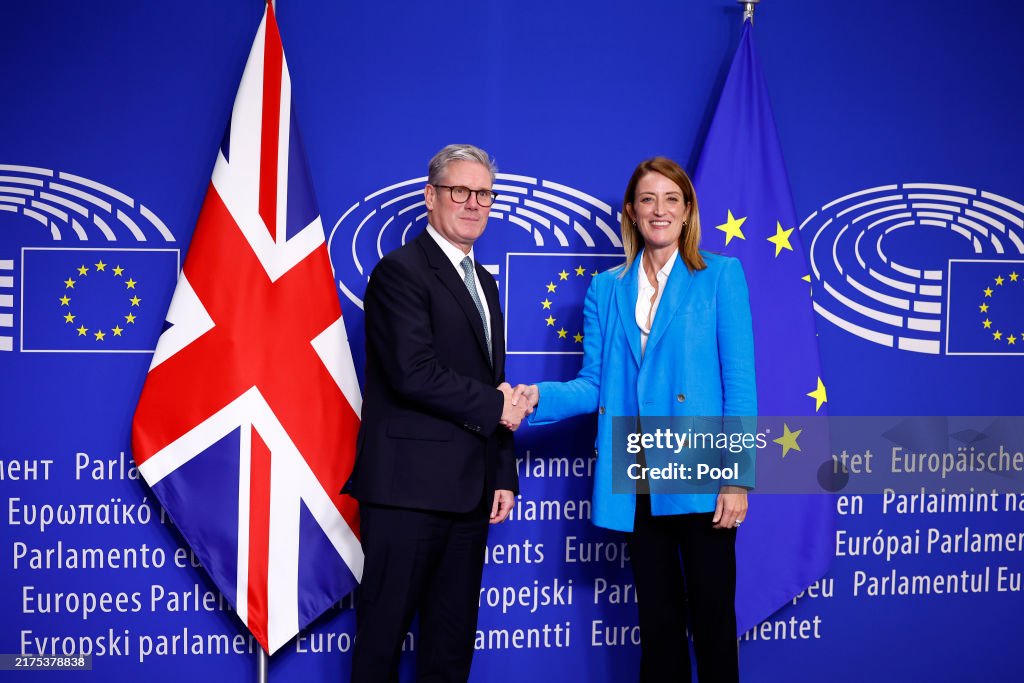 UK Prime Minister Keir Starmer Meets with EU Leaders In Brussels