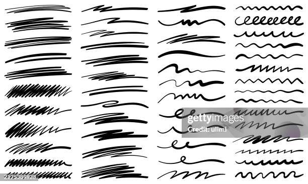 illustrations, cliparts, dessins animés et icônes de éléments de conception dessinés à la main - gribouillage