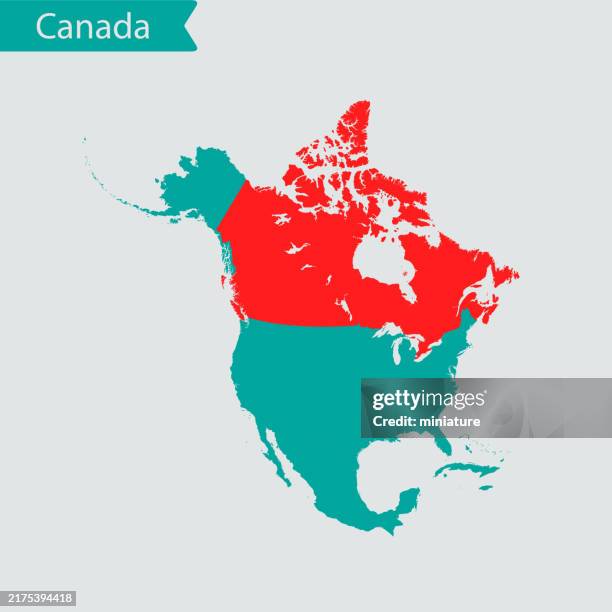 canada map - alberta stock illustrations
