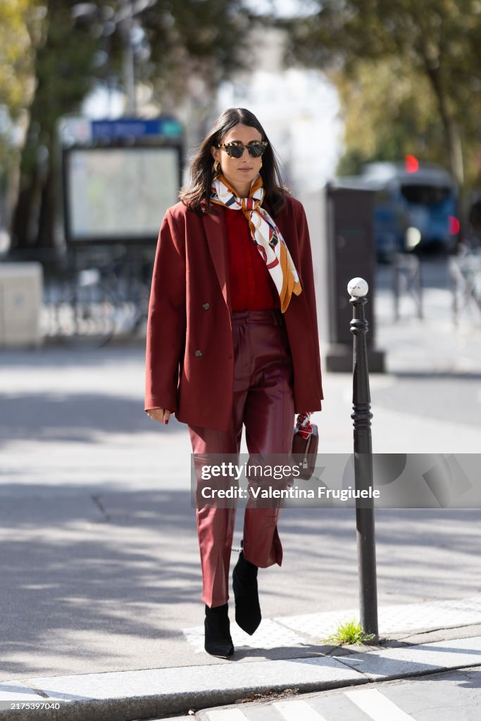 Street Style - Paris Fashion Week - Womenswear Spring/Summer 2025 - Day Six