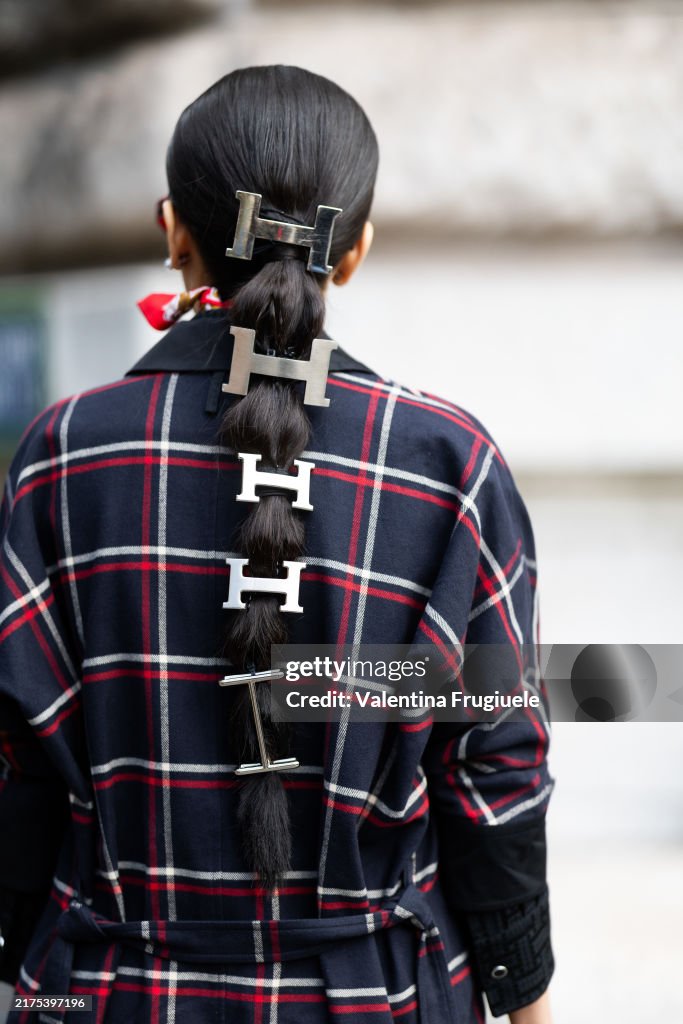Street Style - Paris Fashion Week - Womenswear Spring/Summer 2025 - Day Six