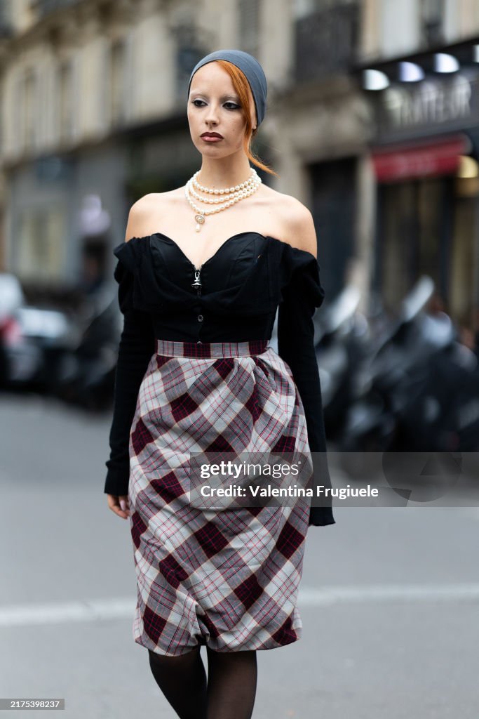 Street Style - Paris Fashion Week - Womenswear Spring/Summer 2025 - Day Six