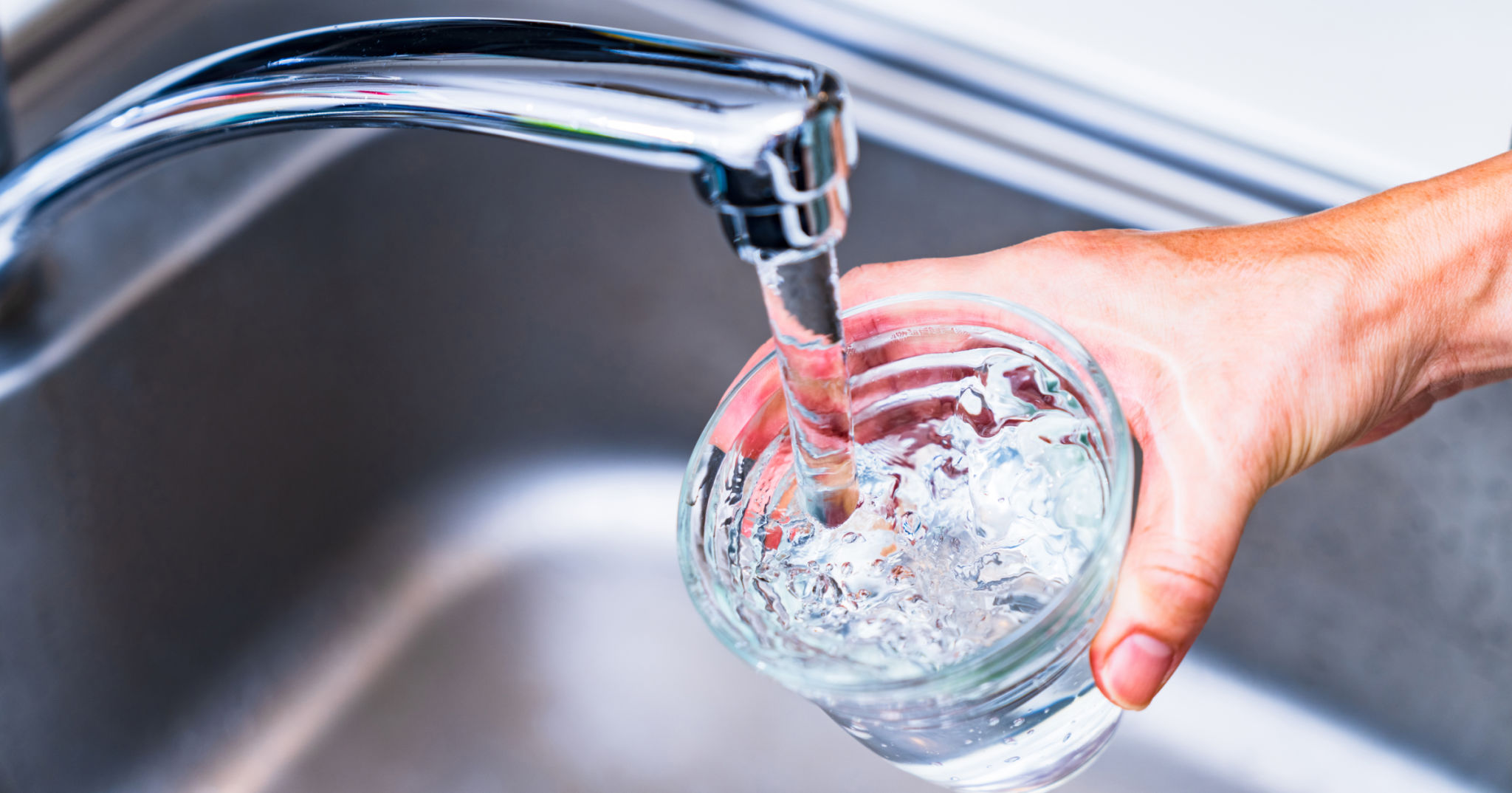 drinking water