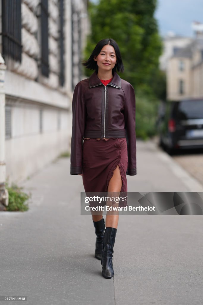 Street Style - Paris Fashion Week - Womenswear Spring/Summer 2025 - Day Six