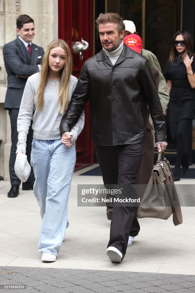 Celebrity Sightings - Paris Fashion Week - Womenswear Spring/Summer 2025 - Day Seven