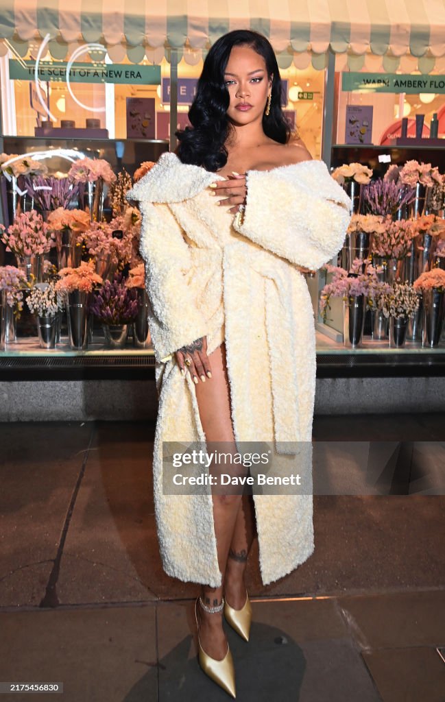 Rihanna Celebrates the Launch of Fenty Hair Exclusively at Selfridges