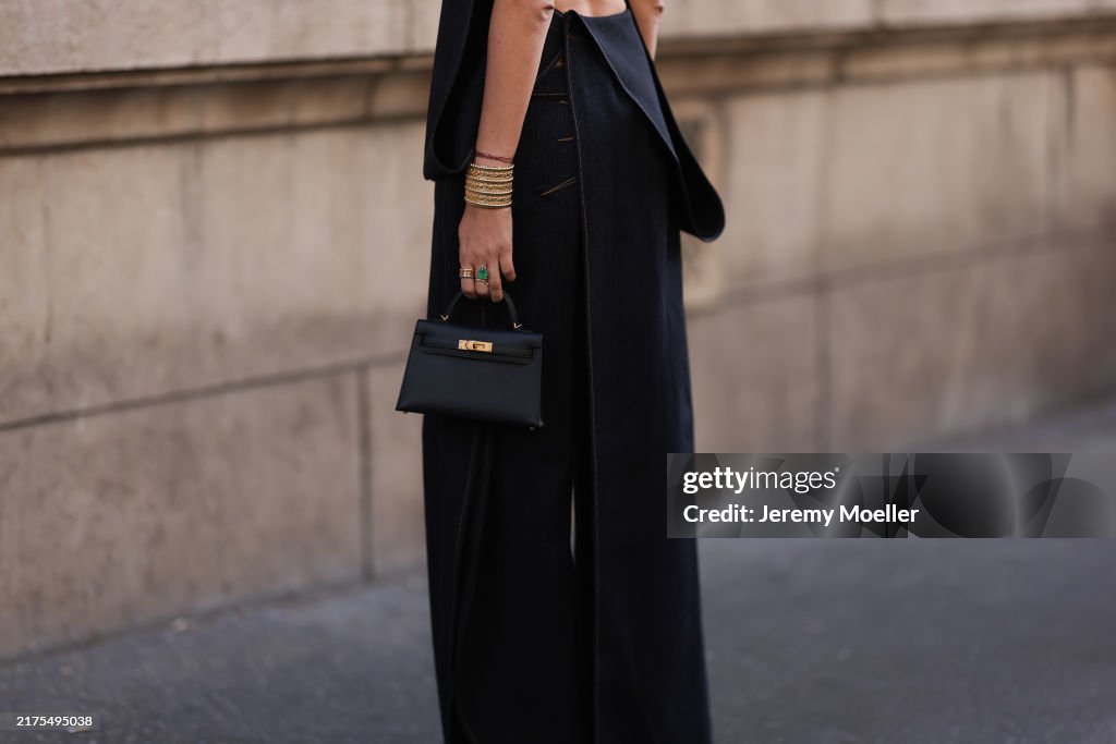 Street Style - Paris Fashion Week - Womenswear Spring/Summer 2025 - Day Six