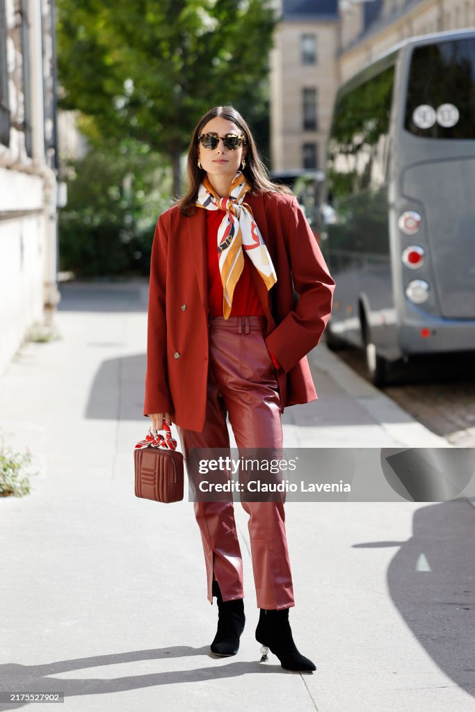 Street Style - Paris Fashion Week - Womenswear Spring/Summer 2025 - Day Six