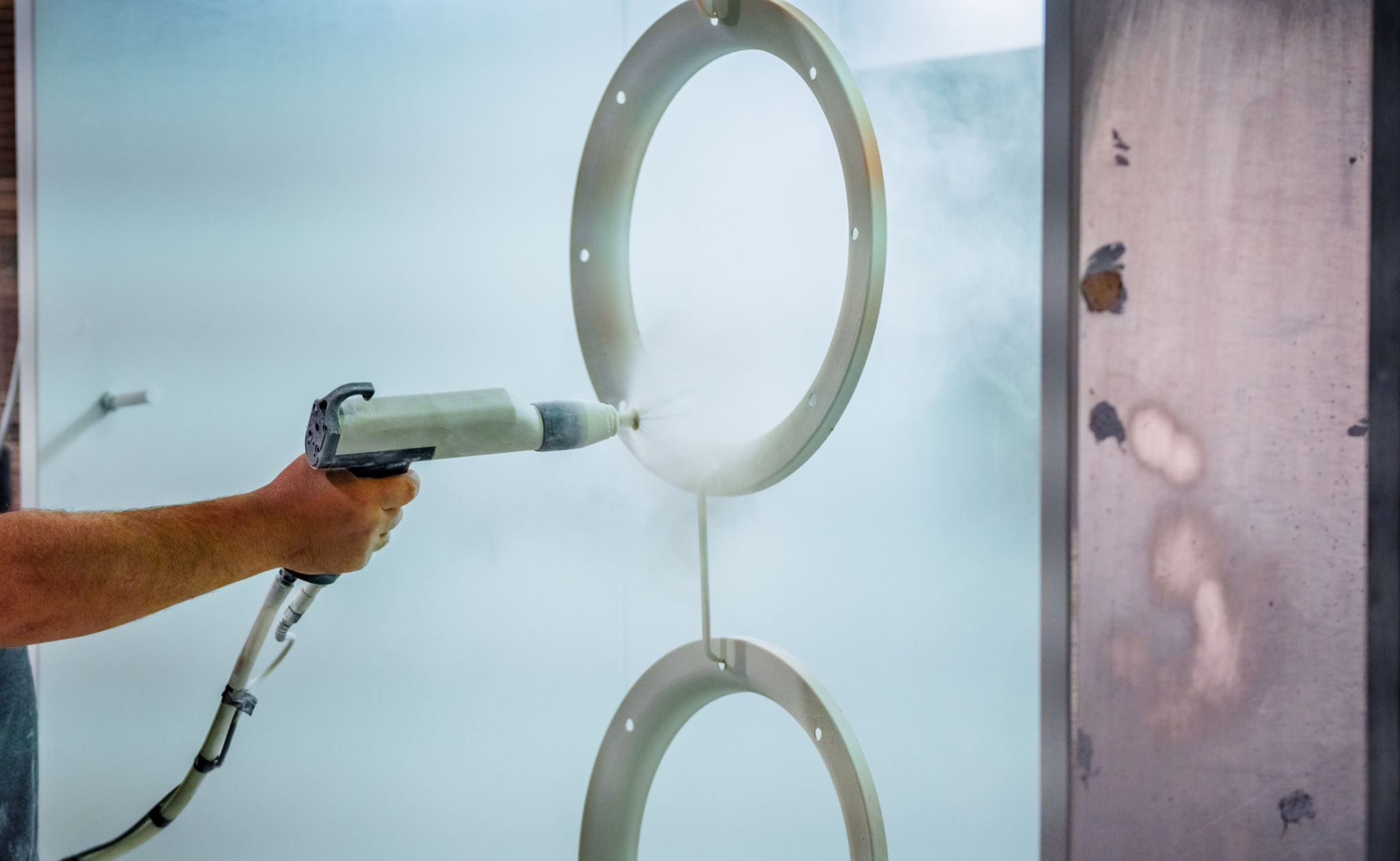 upvc spray process