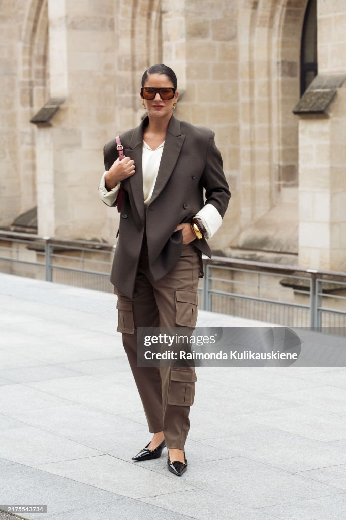 Street Style - Paris Fashion Week - Womenswear Spring/Summer 2025 - Day Seven