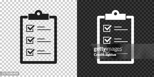 ilustraciones, imágenes clip art, dibujos animados e iconos de stock de portapapeles con lista de comprobación. icono para diseño sobre fondo en blanco - tablilla con sujetapapeles