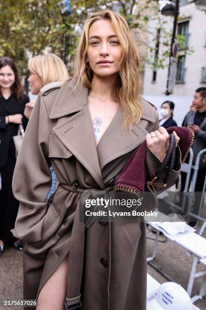 Paris Jackson attends the Stella McCartney Paris Womenswear Spring-Summer 2025 show as part of Paris Fashion Week on September 30, 2024 in Paris,...