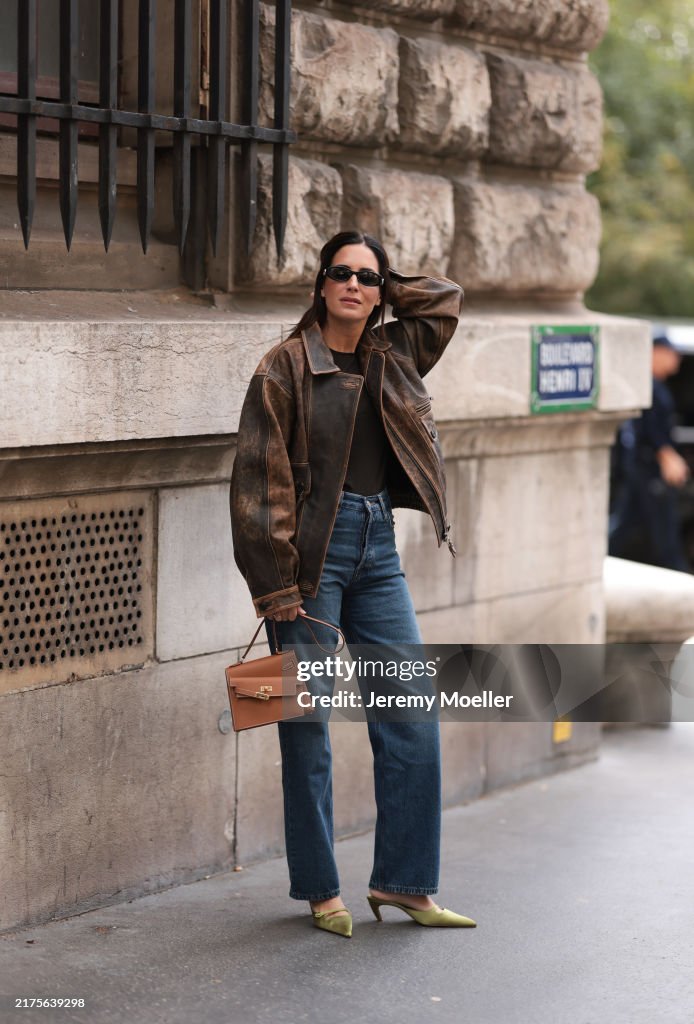 Street Style - Paris Fashion Week - Womenswear Spring/Summer 2025 - Day Six