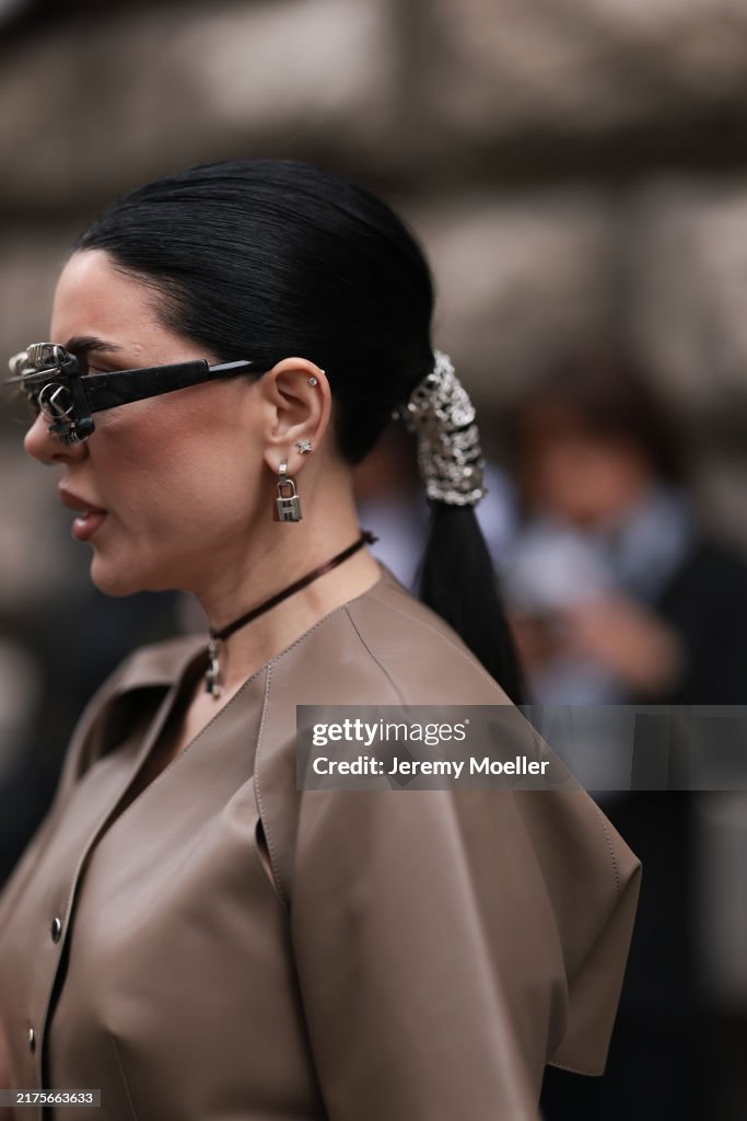 Street Style - Paris Fashion Week - Womenswear Spring/Summer 2025 - Day Six